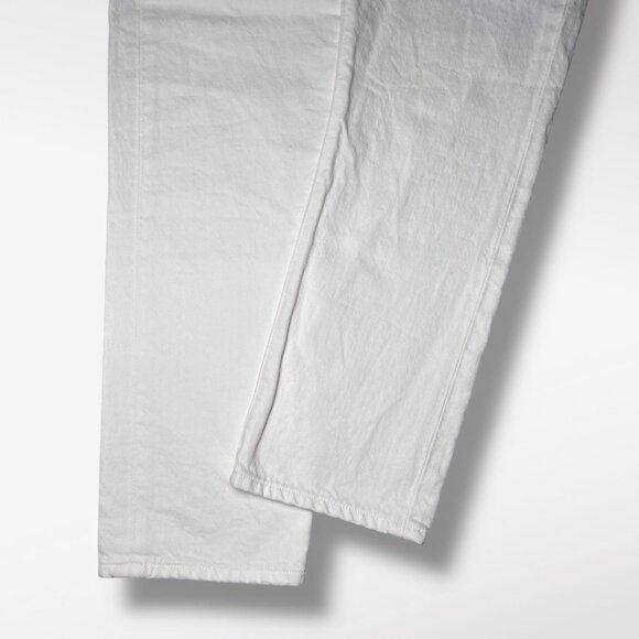 Citizens Of Humanity Emerson Boyfriend Jeans White Denim Size 25 - Picture 7 of 10